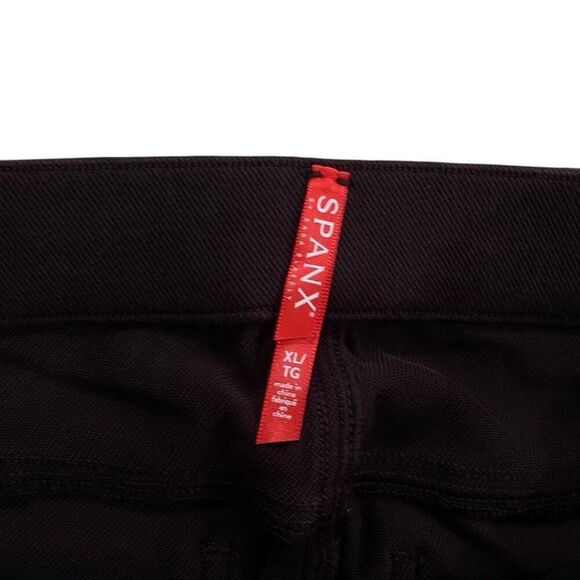 SPANX XL maroon  jeans high waist ankle - Picture 7 of 8